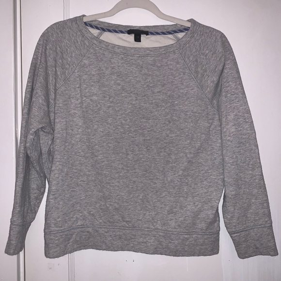 J. Crew Sweaters - J. Crew Basic Gray Cotton Sweater